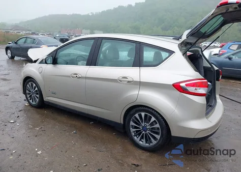 2017 Ford C-Max Energi Titanium из США, поврежденный, VIN 1FADP5FU1HL105201